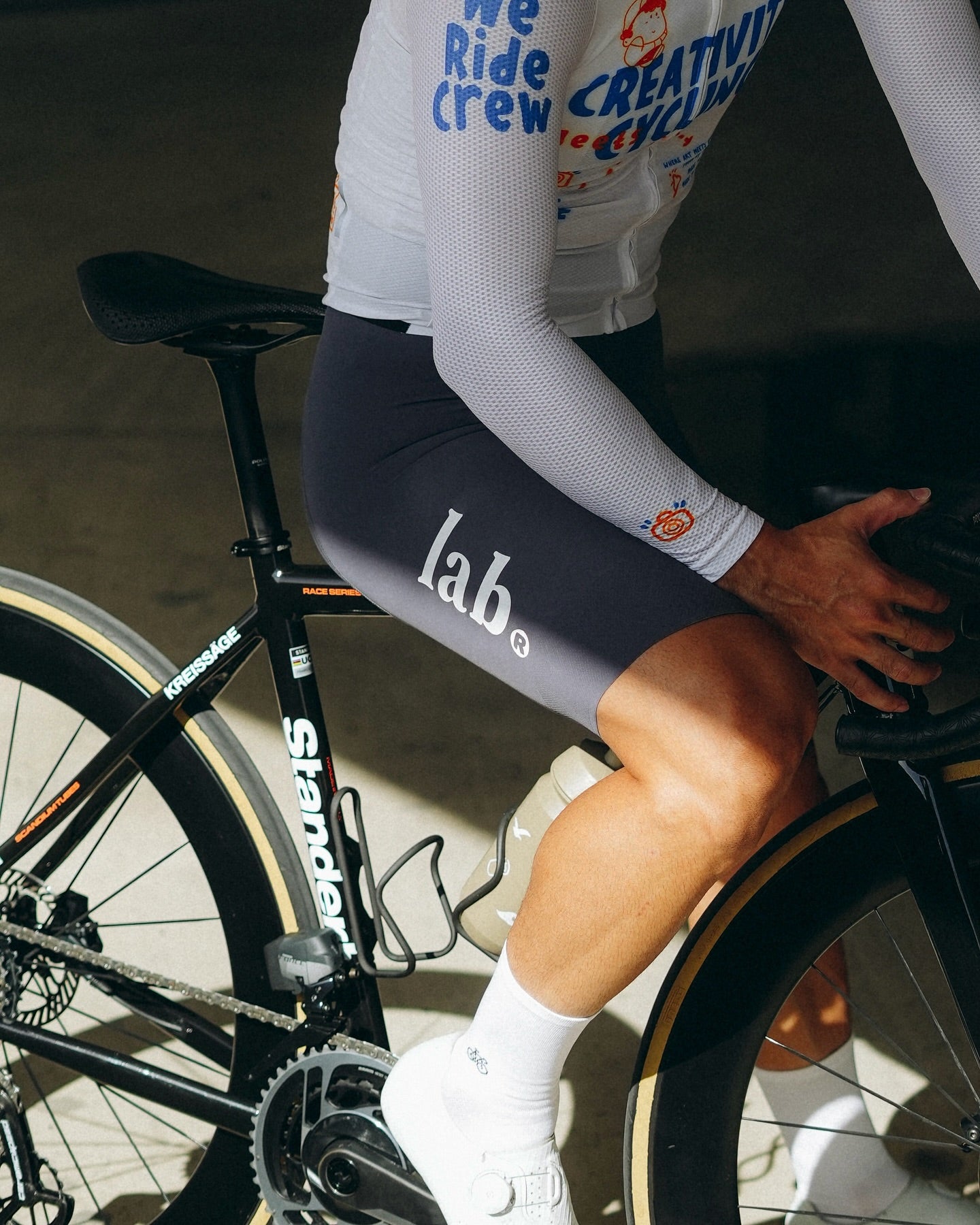 Race team25 bib shorts Women - Grey