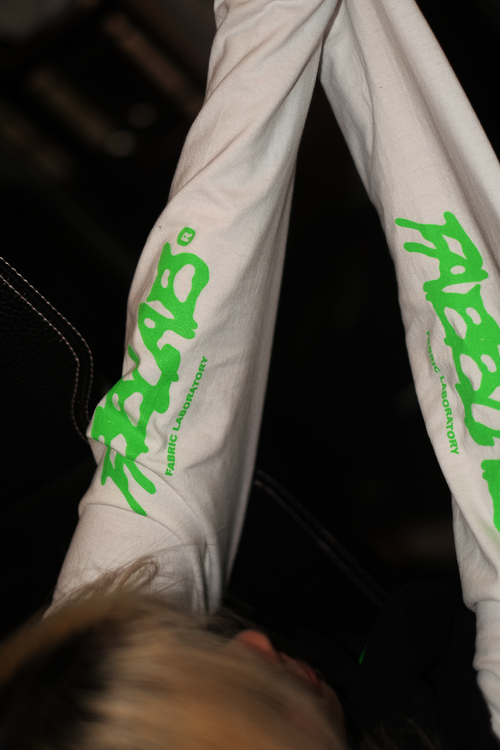 After sprint white ls tee