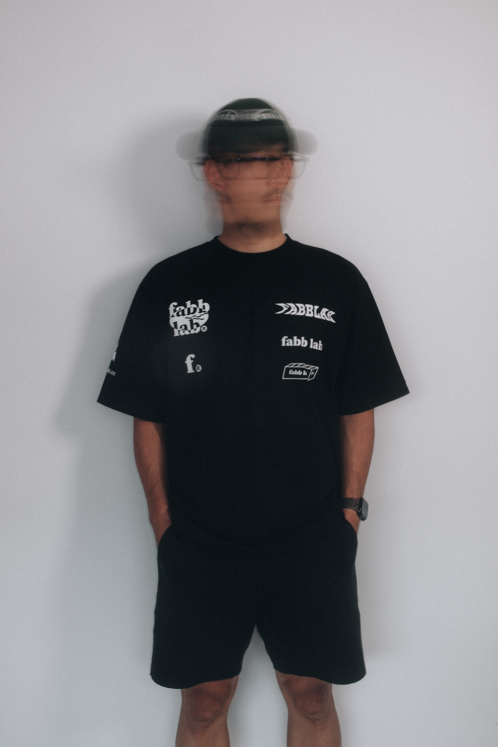 Fabblab Team race Tee Black