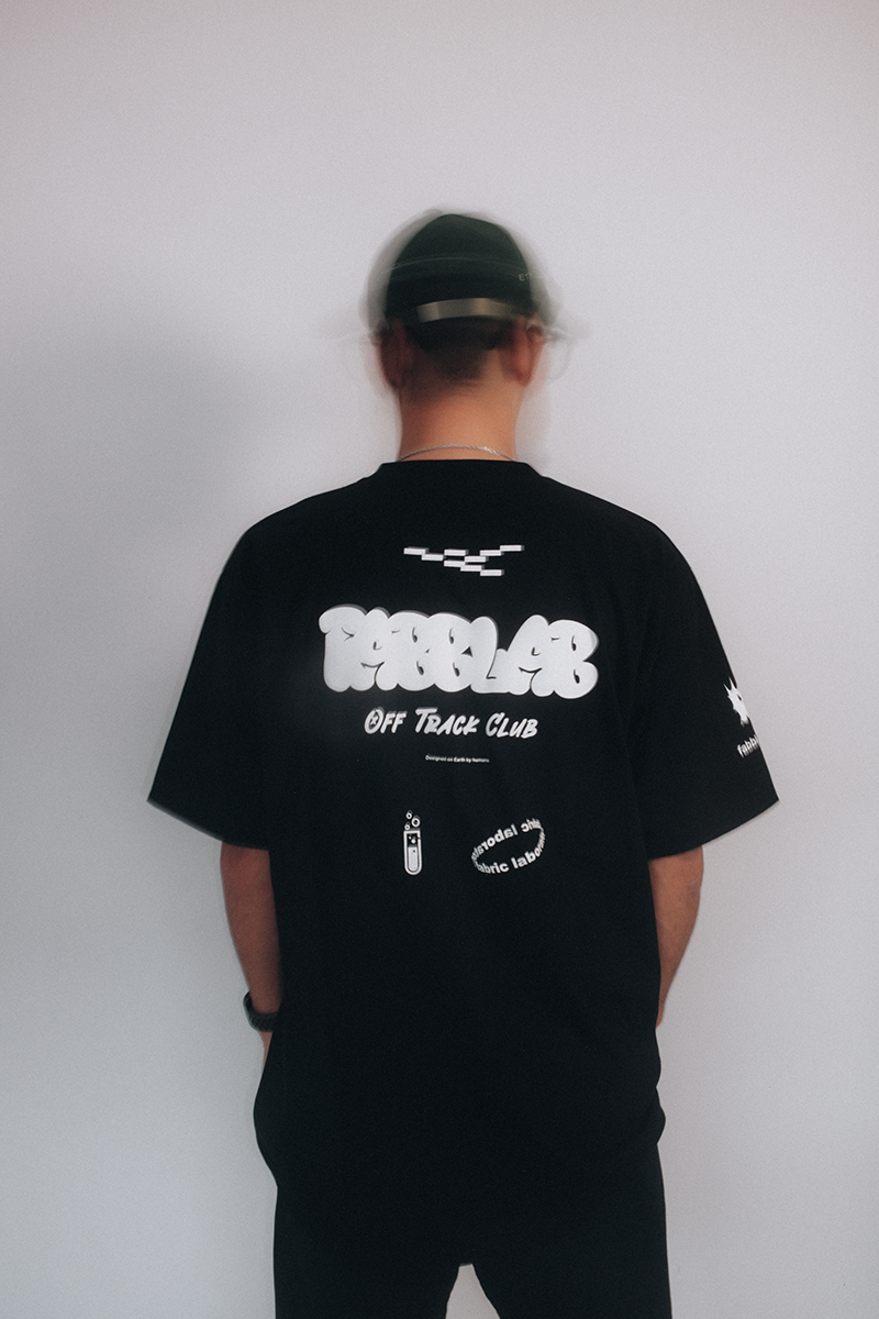 Fabblab Team race Tee Black