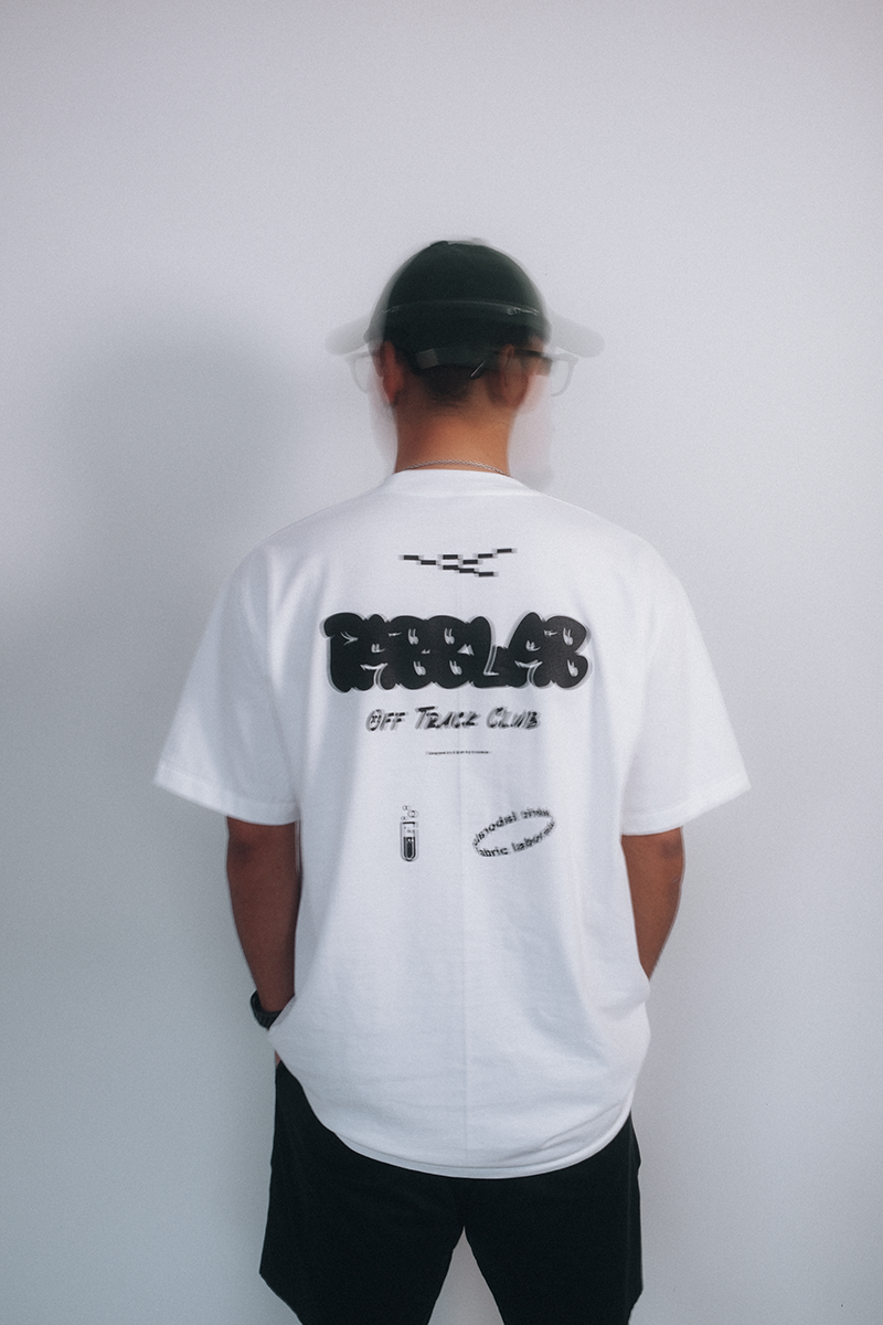 Fabblab Team race Tee White