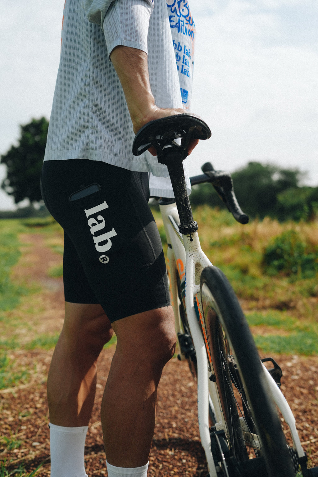 Snacky bib shorts (Cargo) Men - Black