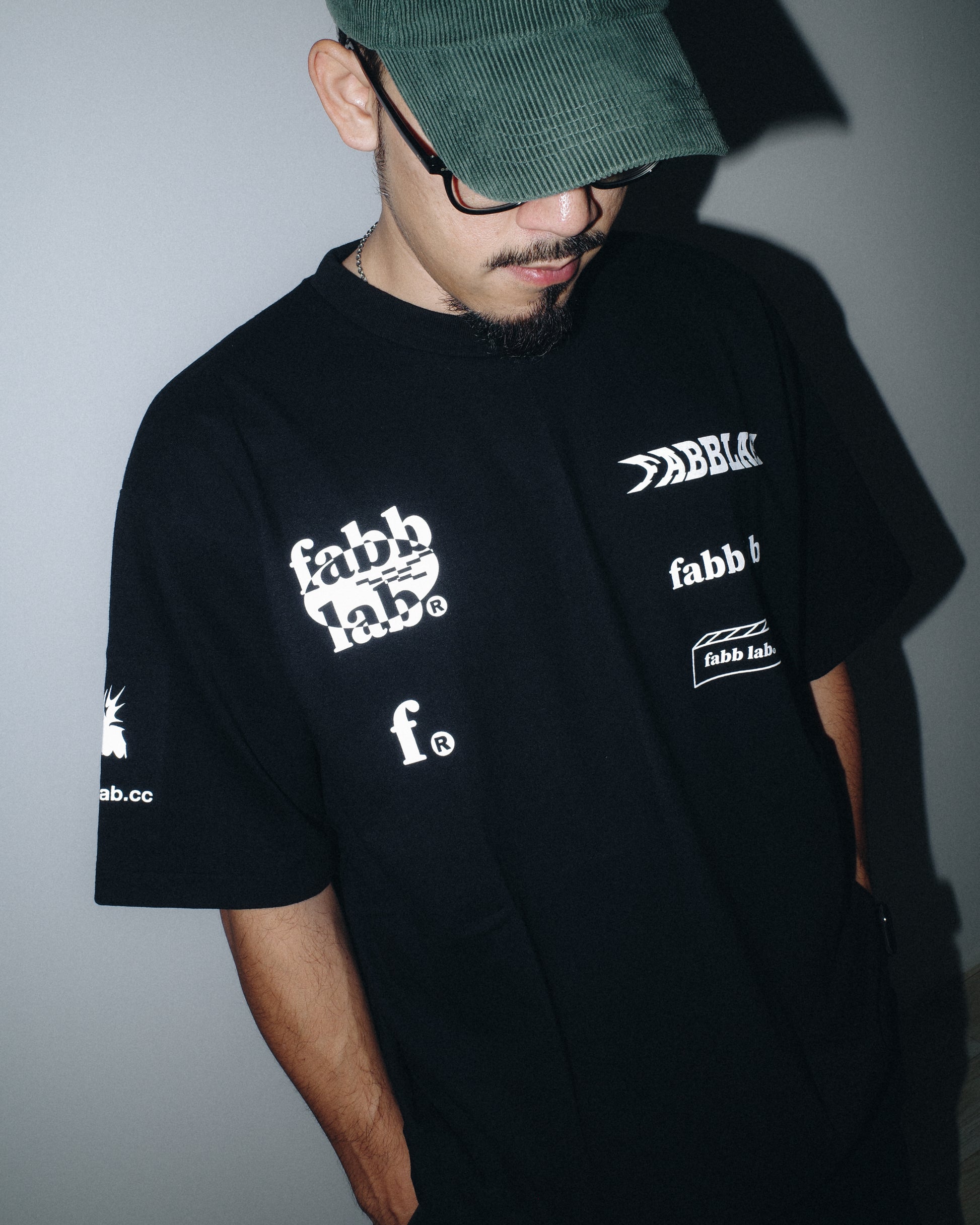 Fabblab Team race Tee Black