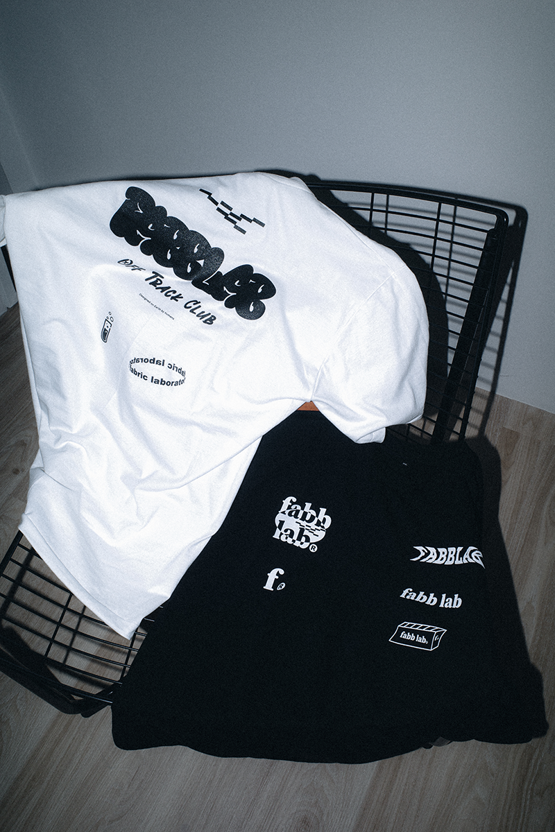 Fabblab Team race Tee White