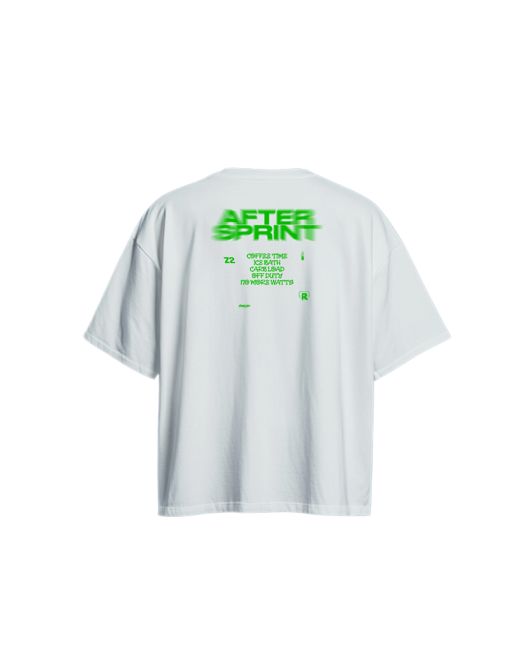 After sprint white tee
